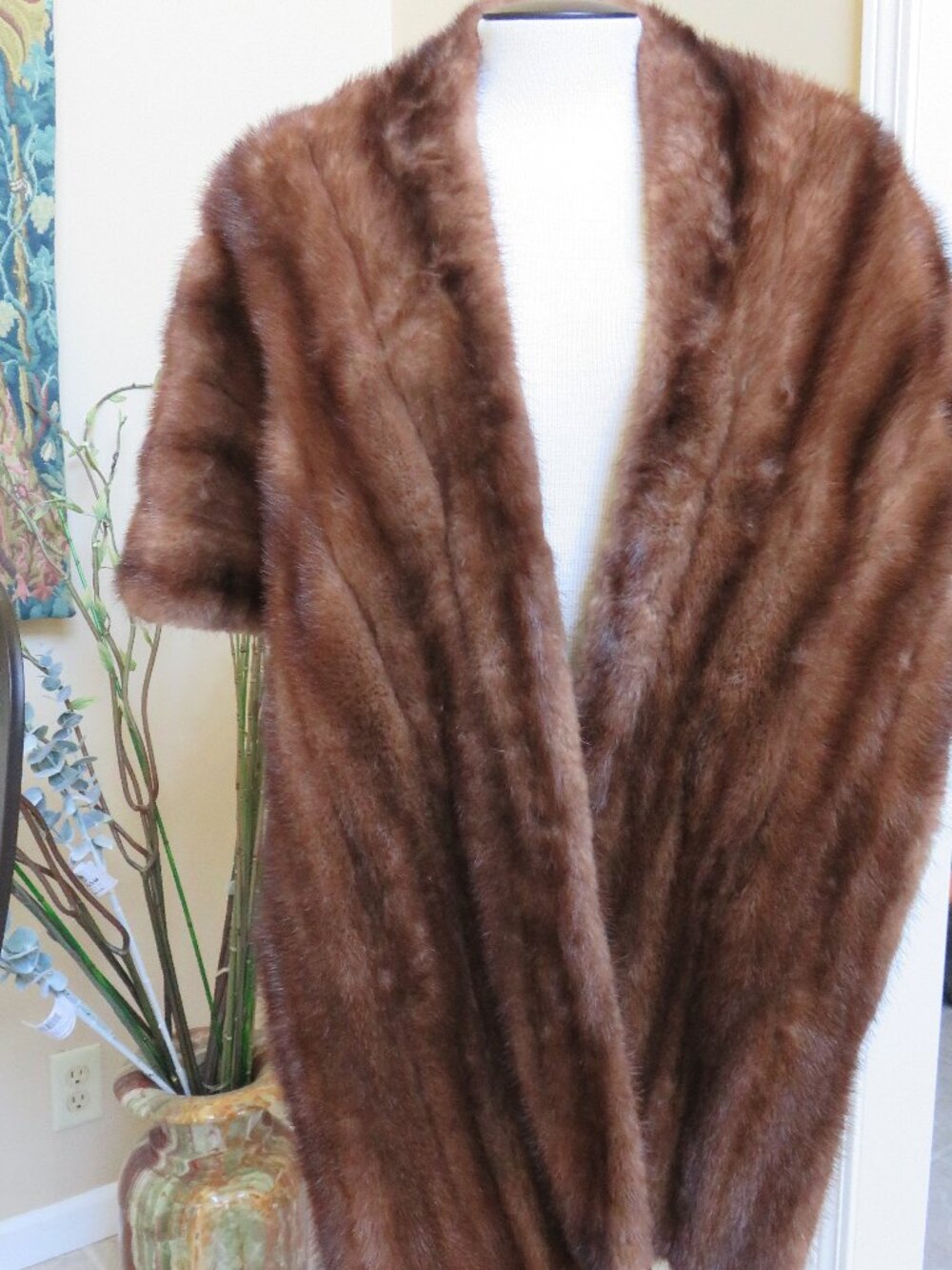Vintage Mink fur shawl